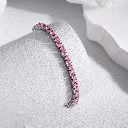 [Amore Jewels]Dazzling Romantic Heart Shape Lover Bracelet