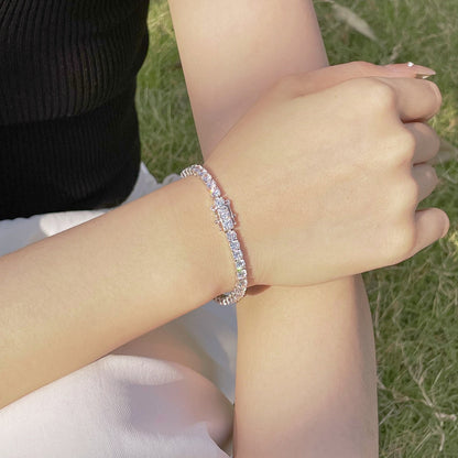 [Amore Jewels]Radiant Colorful Round Cut Party Bracelet