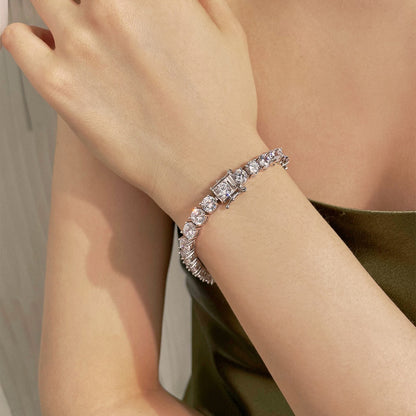 [Amore Jewels]0.75 Carat Dazzling Round Cut Wedding Bracelet