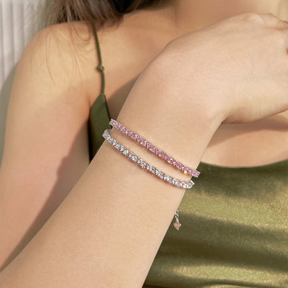 [Amore Jewels]Dazzling Romantic Heart Shape Lover Bracelet