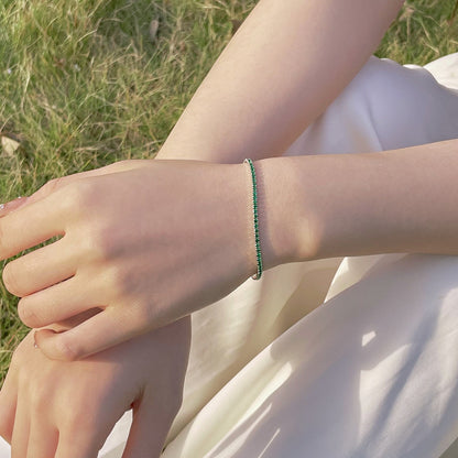 [Amore Jewels]Radiant Colorful Round Cut Party Bracelet