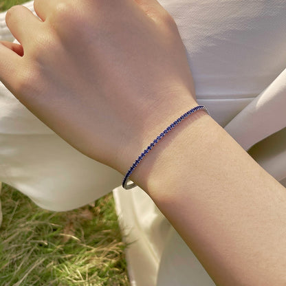 [Amore Jewels]Radiant Colorful Round Cut Party Bracelet