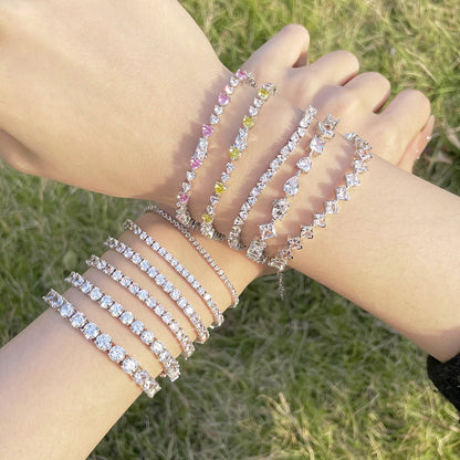 [Amore Jewels]Unique Exquisite Multi Cut Daily Bracelet