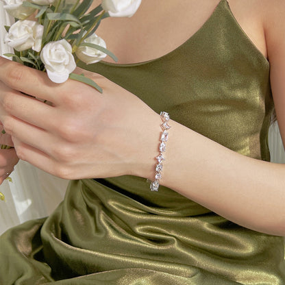 [Amore Jewels]Unique Exquisite Multi Cut Daily Bracelet