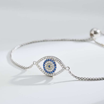 [Amore Jewels]Dazzling Eye Shape Necklace