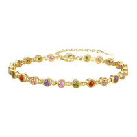 [Amore Jewels]Sparkling Exquisite Round Cut Party Bracelet