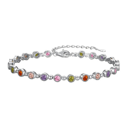 [Amore Jewels]Sparkling Exquisite Round Cut Party Bracelet
