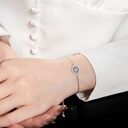 [Amore Jewels]Dazzling Eye Shape Necklace