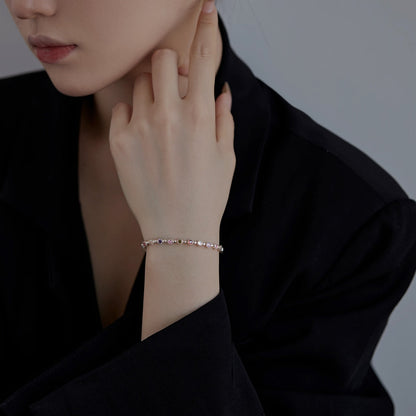 [Amore Jewels]Sparkling Exquisite Round Cut Party Bracelet