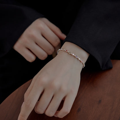 [Amore Jewels]Sparkling Exquisite Round Cut Party Bracelet