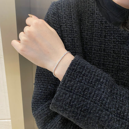 [Amore Jewels]Elegant Emerald Cut Daily Bracelet