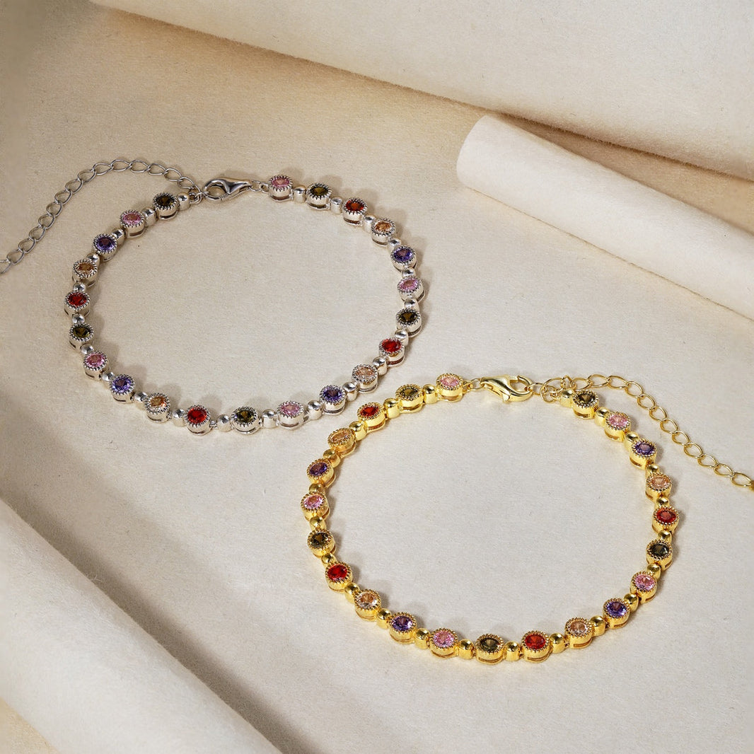 [Amore Jewels]Sparkling Exquisite Round Cut Party Bracelet