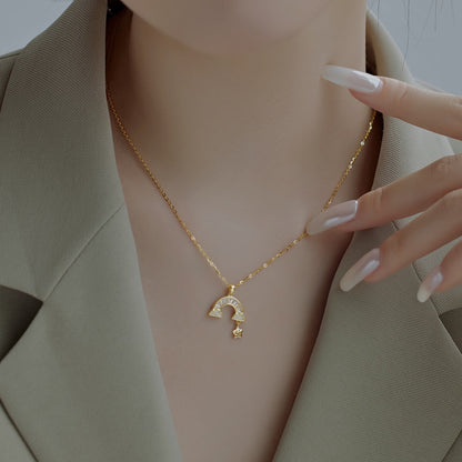 [Amore Jewels]Unique Rainbow Star Necklace