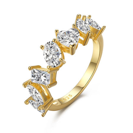 [Amore Jewels]Delicate Multi Cut Ring
