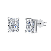 [Amore Jewels]Radiant Luxurious Princess Cut Daily Earrings