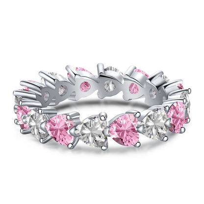 [Amore Jewels]0.25 Carat Radiant Romance Heart Cut Lover Ring