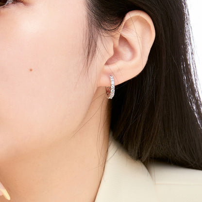 [Amore Jewels]Radiant Colorful Round Cut Earrings