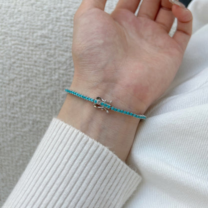 [Amore Jewels]Dazzling Exquisite Round Cut Daily Bracelet