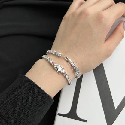 [Amore Jewels]Dazzling Radiant Multi Cut Daily Bracelet
