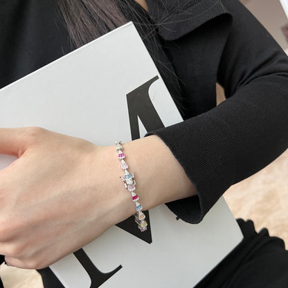 [Amore Jewels]Radiant Water Drop Shape Daily Bracelet