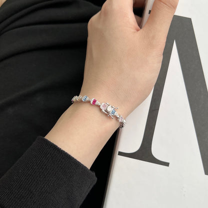 [Amore Jewels]Radiant Water Drop Shape Daily Bracelet