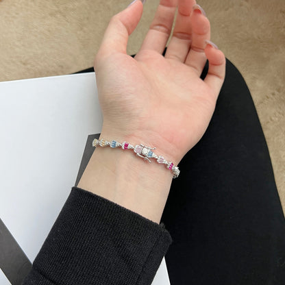 [Amore Jewels]Radiant Water Drop Shape Daily Bracelet