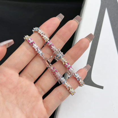 [Amore Jewels]Radiant Colorful Emerald Cut Party Bracelet