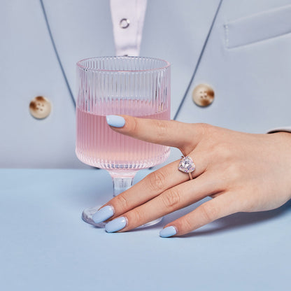 [Amore Jewels]Delicate Ebullient Heart Shape Wedding Ring