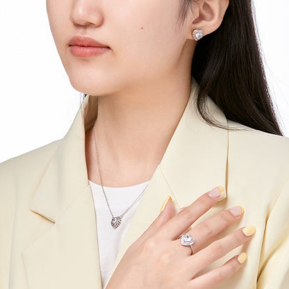 [Amore Jewels]Delicate Ebullient Heart Shape Wedding Ring