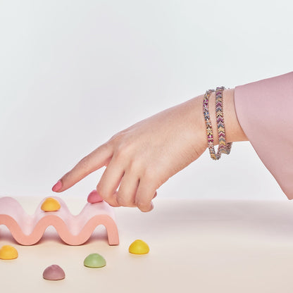 [Amore Jewels]Ornate Sparkling Round Cut Party Bracelet