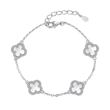 [Amore Jewels]Four-Leaf Clover Exquisite Bracelet