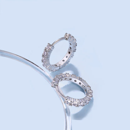 [Amore Jewels]Radiant Colorful Round Cut Earrings