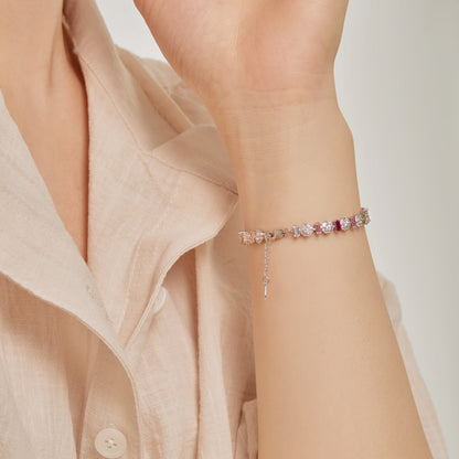[Amore Jewels]Radiant Colorful Round Shape Daily Bracelet