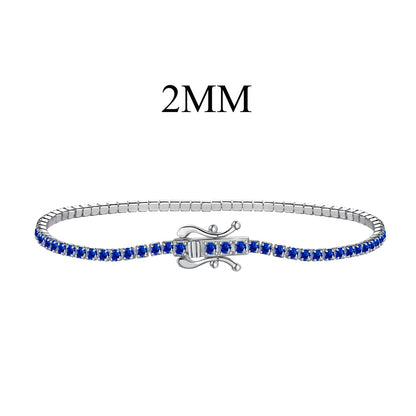 [Amore Jewels]Radiant Colorful Round Cut Party Bracelet