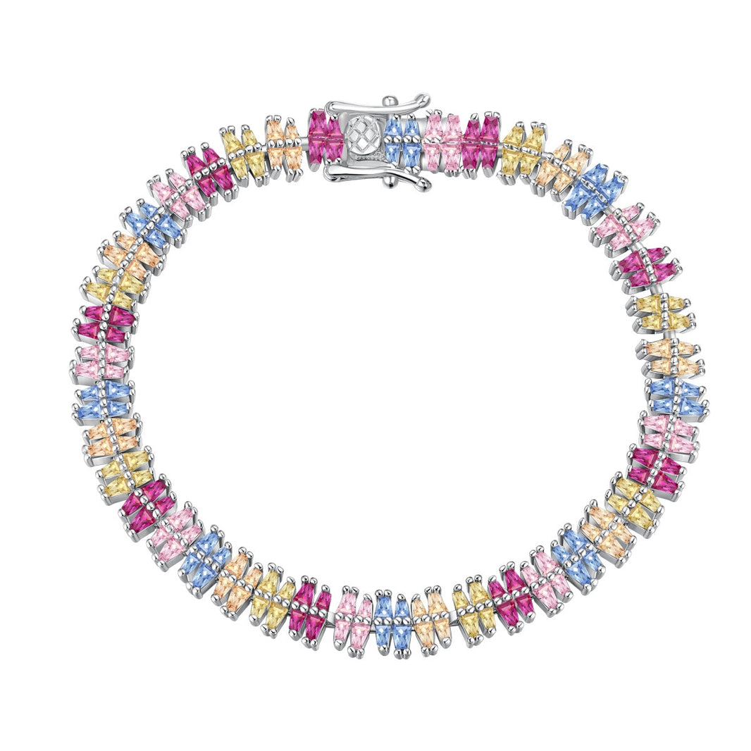 [Amore Jewels]Sparkling Exquisite Multi Cut Party Bracelet