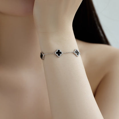 [Amore Jewels]Four-Leaf Clover Exquisite Bracelet