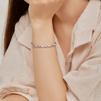 [Amore Jewels]0.25 Carat Radiant Water Drop Shape Daily Bracelet
