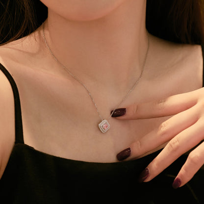 [Amore Jewels]Sparkling Asscher Cut Necklace