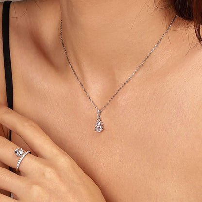 [Amore Jewels]Delicate Water Drop Shape Fashion Necklace
