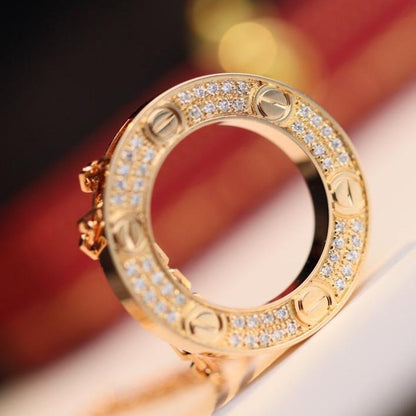 [Amore Jewels]LOVE NECKLACE ADJUSTABLE ROSE GOLD