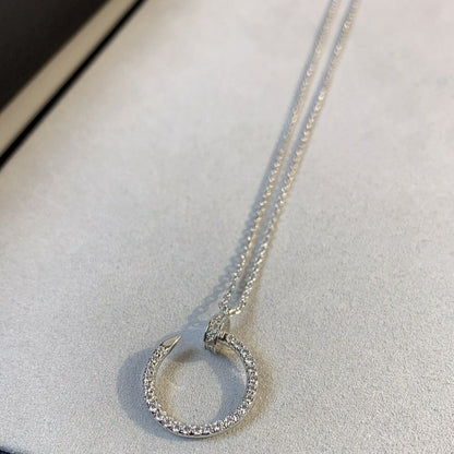 [Amore Jewels]JUSTE NECKLACE SILVER DIAMONDS