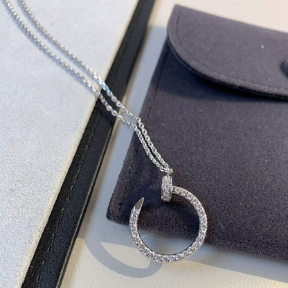 [Amore Jewels]JUSTE NECKLACE SILVER DIAMONDS