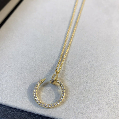 [Amore Jewels]JUSTE NECKLACE GOLD DIAMONDS