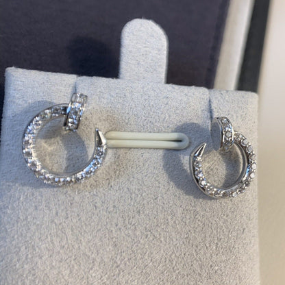 [Amore Jewels]JUSTE EARRINGS SILVER DIAMONDS