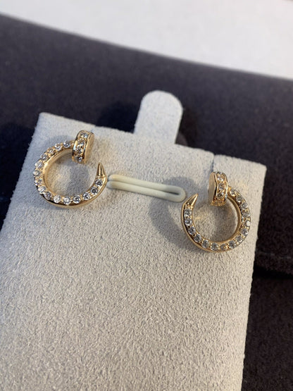 [Amore Jewels]JUSTE EARRINGS GOLD DIAMONDS