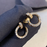[Amore Jewels]JUSTE EARRINGS GOLD DIAMONDS
