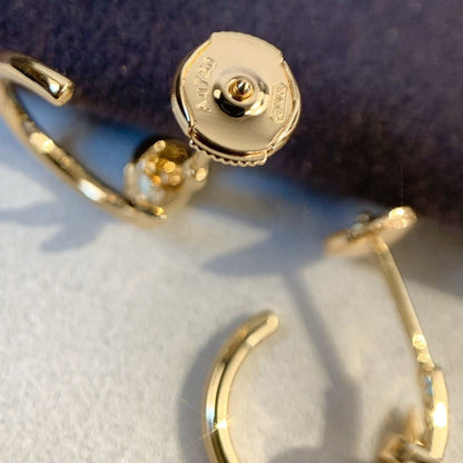 [Amore Jewels]JUSTE EARRINGS PINK GOLD