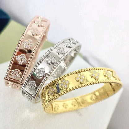 [Amore Jewels]CLOVER BRACELET 8MM DIAMONDS