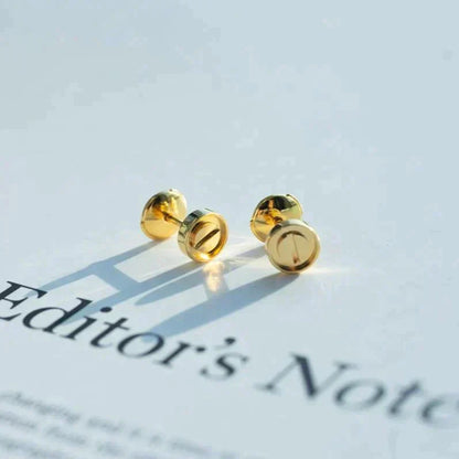 [Amore Jewels]LOVE EARRINGS GOLD 10MM