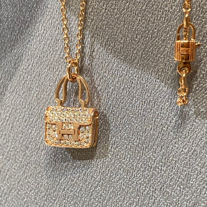 [Amore Jewels]CONSTANCE PEDANT DIAMOND NECKLACE